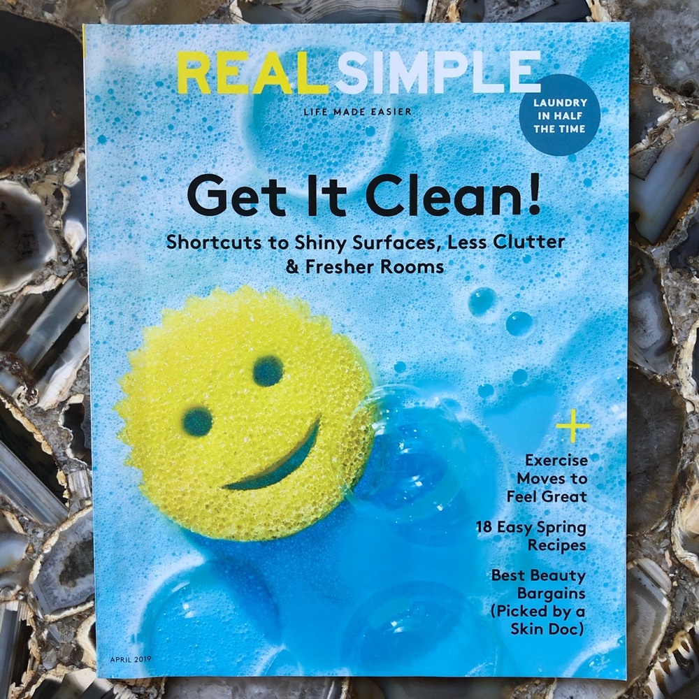 4️⃣/$12 April 2019 Real Simple Magazine